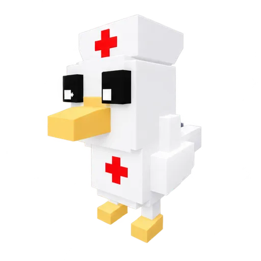 Medic Hen chicken in Grow a Chicken Fighter - Unrated tier, Rare rarity